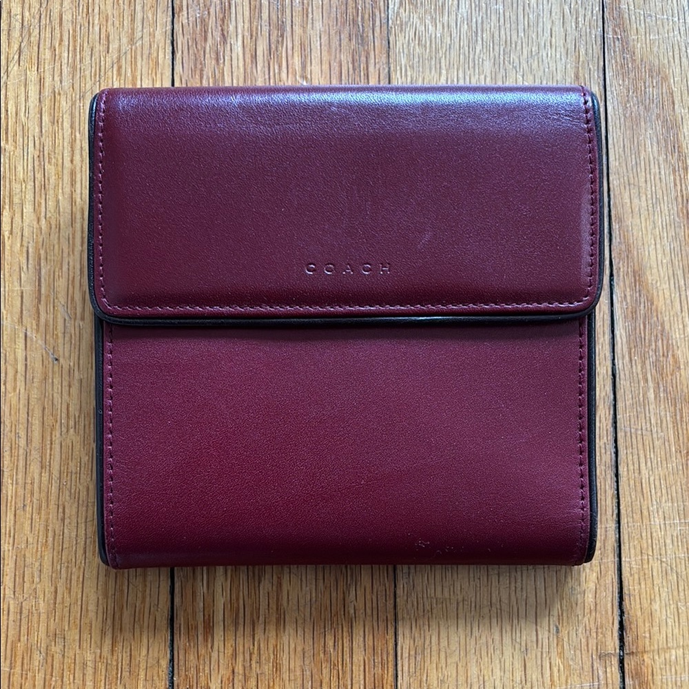 Coach Burgendy Wallet